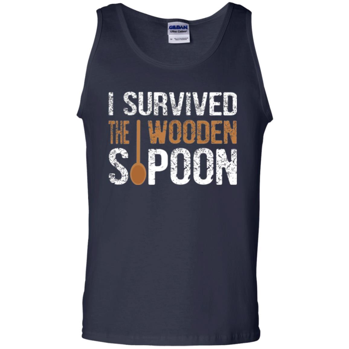 Spoon T-shirt I Survived The Wooden Spoon Navy