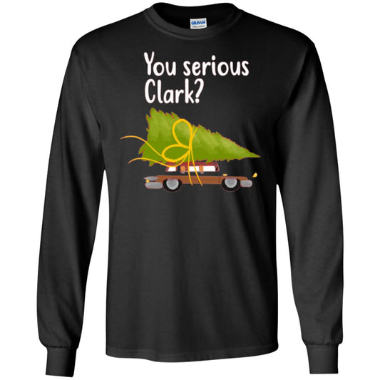Christmas T-shirt You Serious Clark Black