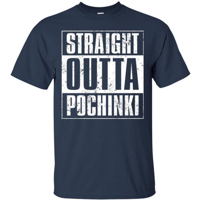 Gaming T-shirt Straight Outta Pochinki Navy