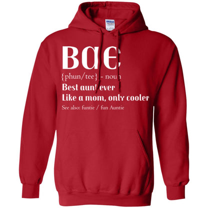 Bae Best Aunt Ever Shirt Red