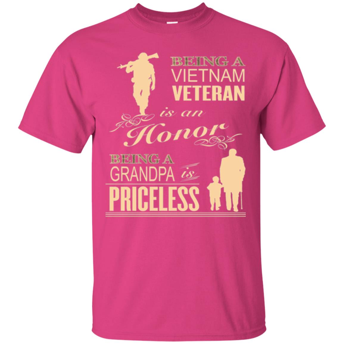 Veteran T-shirt Being A Vietnam Veteran Is An Honor Heliconia