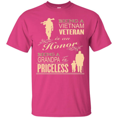 Veteran T-shirt Being A Vietnam Veteran Is An Honor Heliconia
