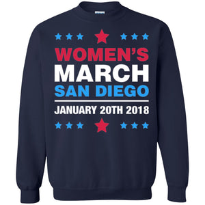 Women's March San Diego January 20th 2018 Protest Women's Right T-shirt