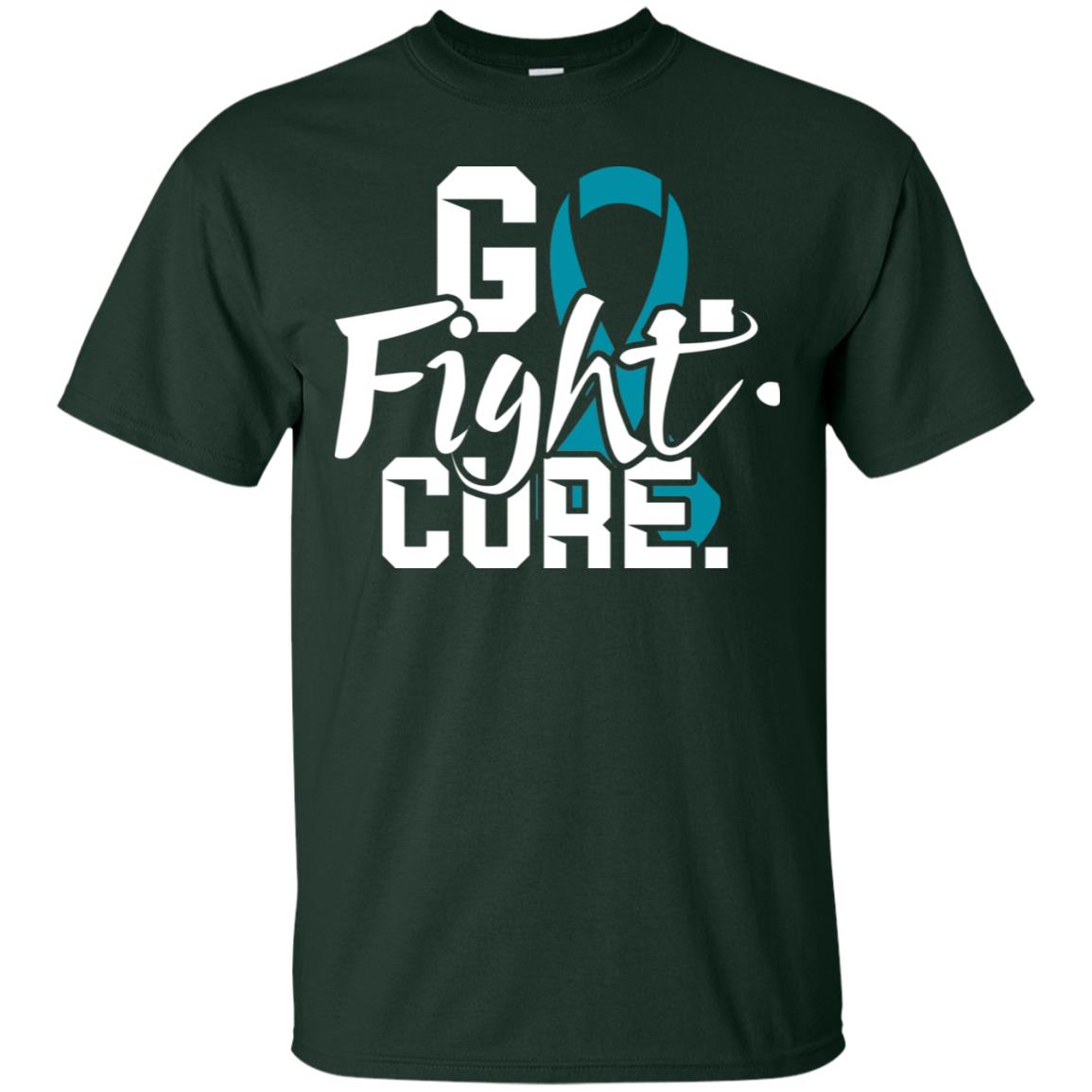Prostate Awareness Go Fight Cure Blue Ribbon Stars Shirt Forest