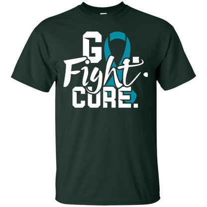 Prostate Awareness Go Fight Cure Blue Ribbon Stars Shirt Forest