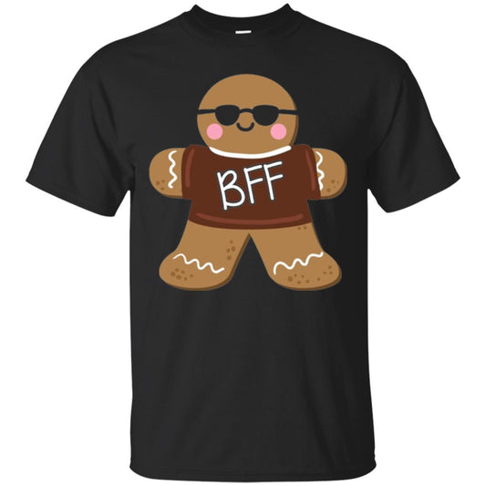 Gingerbread T-shirt Best Friend Forever Black