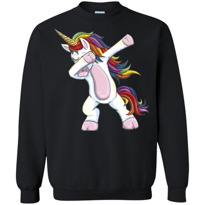 Dabbing Unicorn T-shirt Black