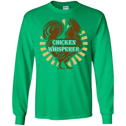 Farmer T-shirt Chicken Whisperer Irish Green