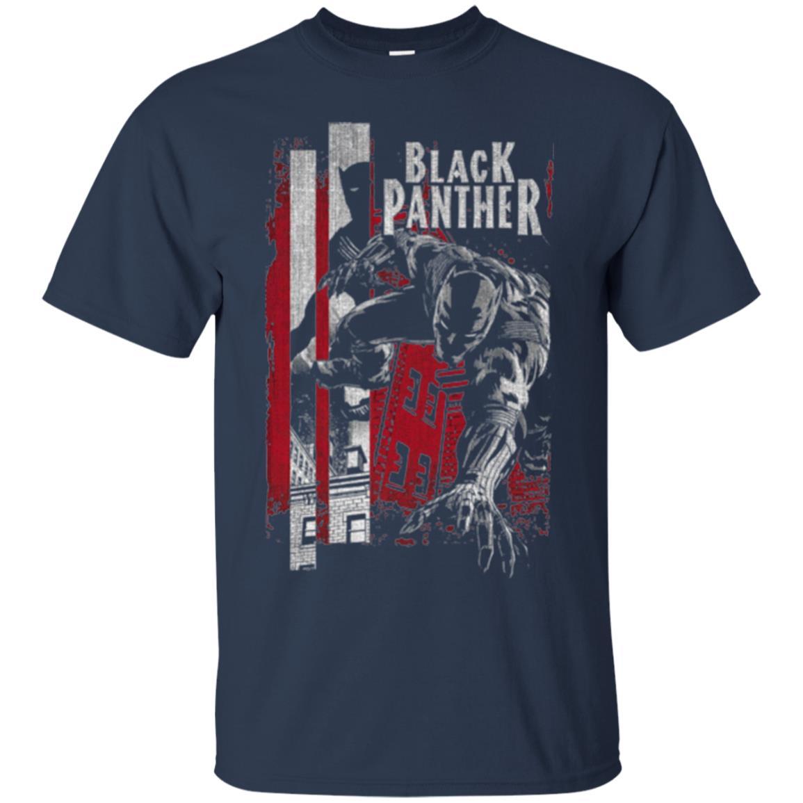 Film T-shirt Panther Lurk Graphic T-shirt Navy