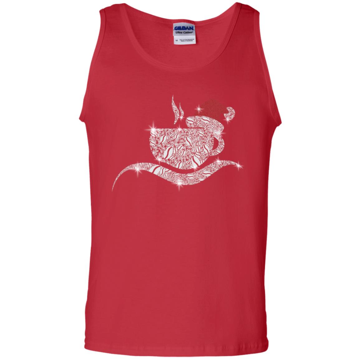 Coffee Glass Christmas Gift Drinking Lovers Shirt Red