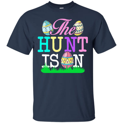 Easter Shirt The Hunt Is On Navy