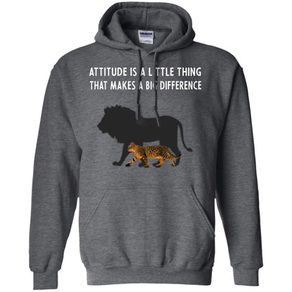 Attitude Is Little Thing That Make A Big Difference Best Quote Shirt Dark Heather
