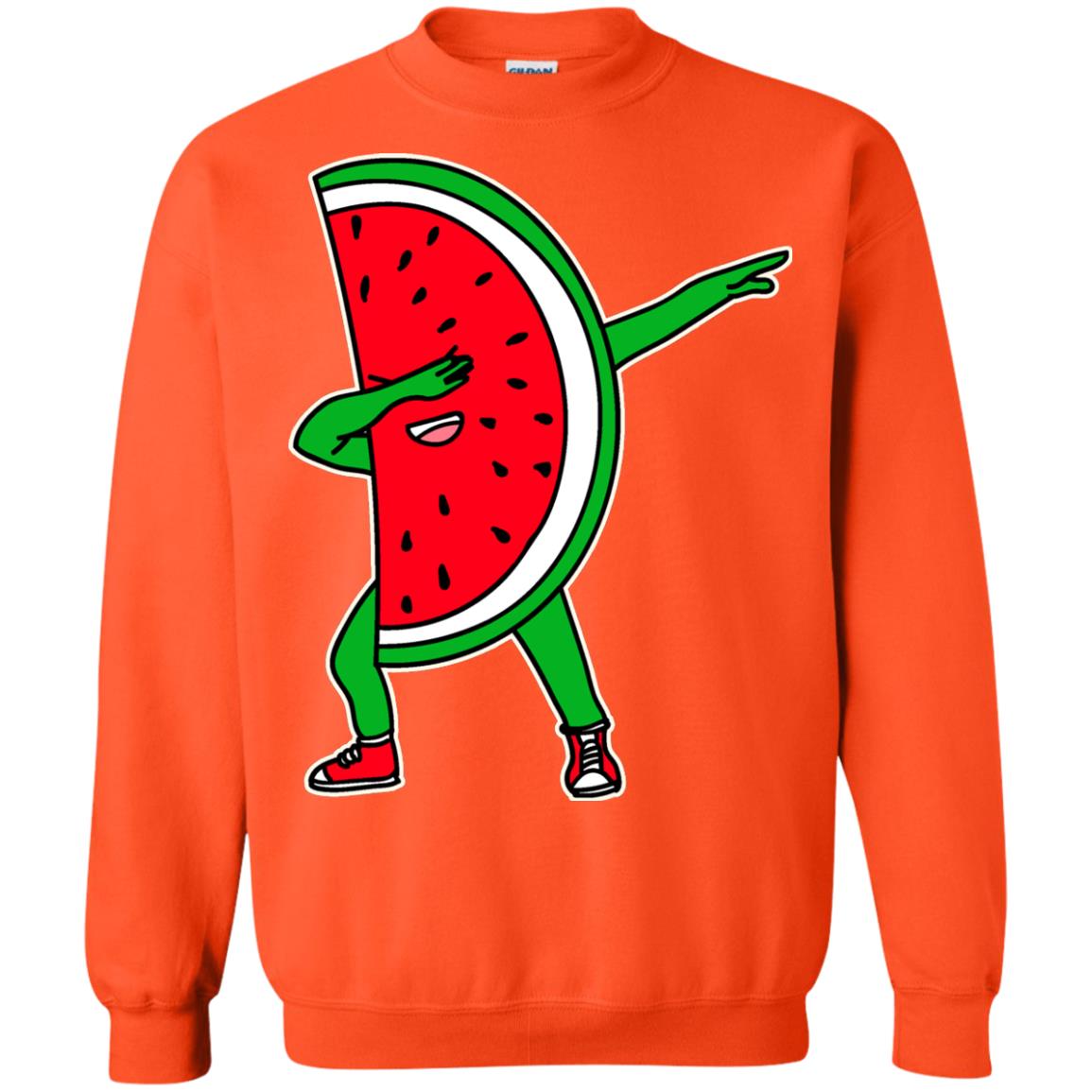 Dabbing Watermelon Shirt Orange