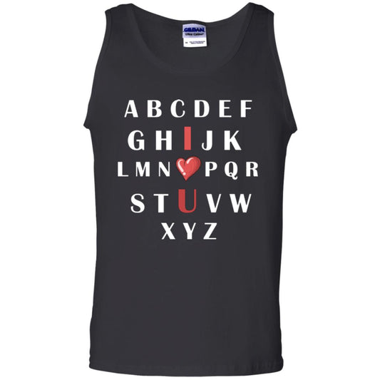 Alphabet I Love You T-shirt Black