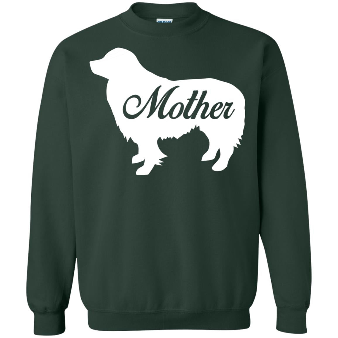 Border Collie Dog Mom T-shirt Forest Green