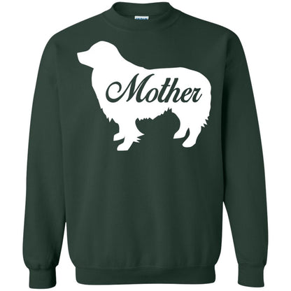 Border Collie Dog Mom T-shirt Forest Green
