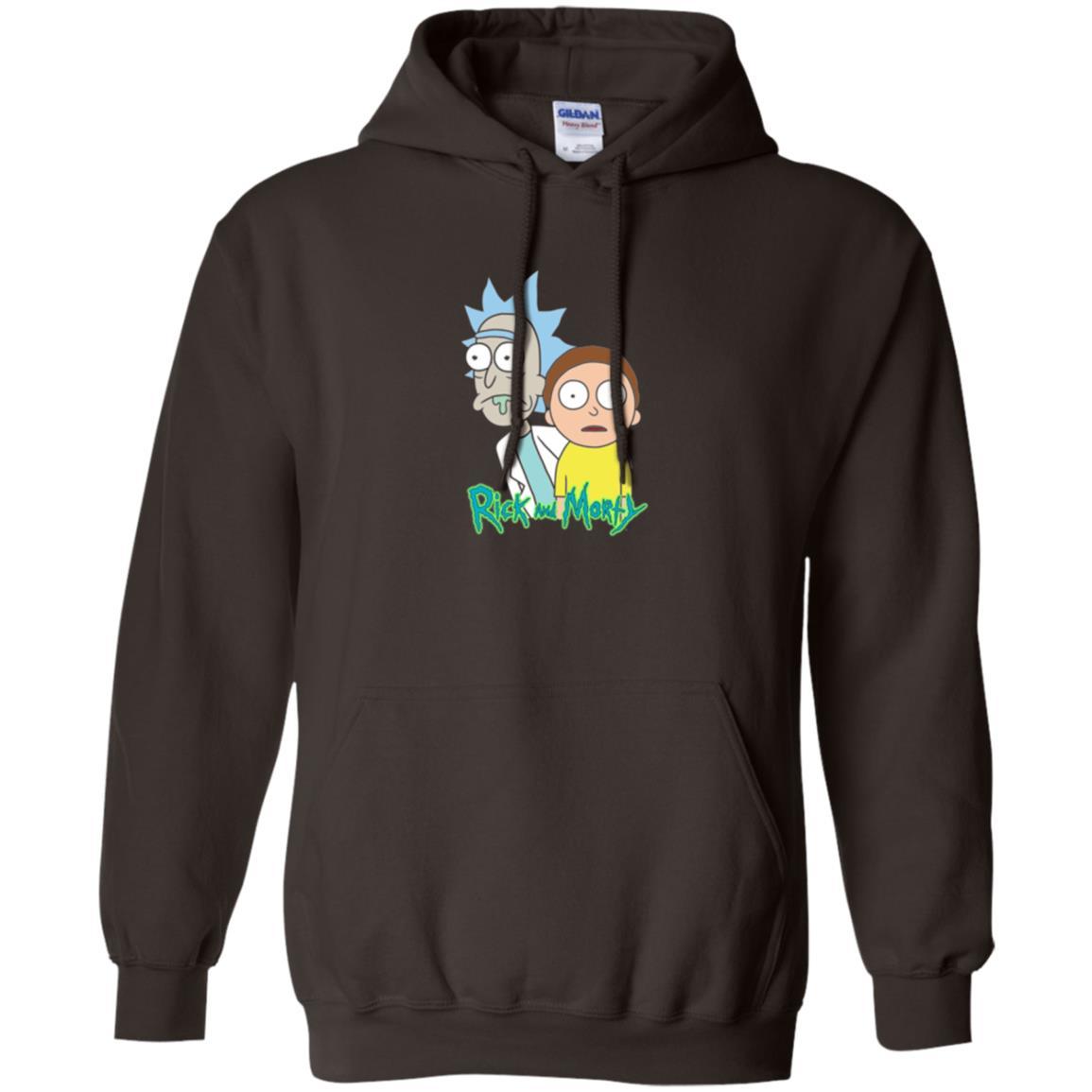 Film T-shirt Rick And Morty Stunned Dark Chocolate