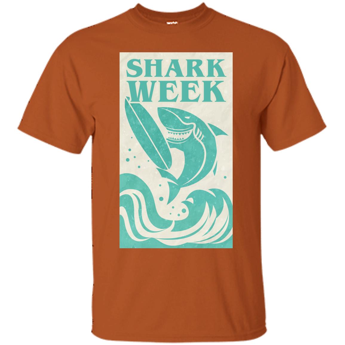 Shark Week Shirt Texas Orange