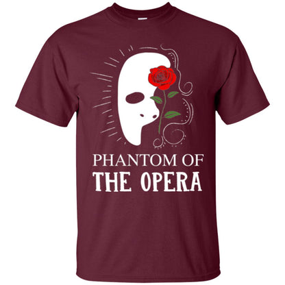 Phantom And The Opera Roses T-shirt Maroon