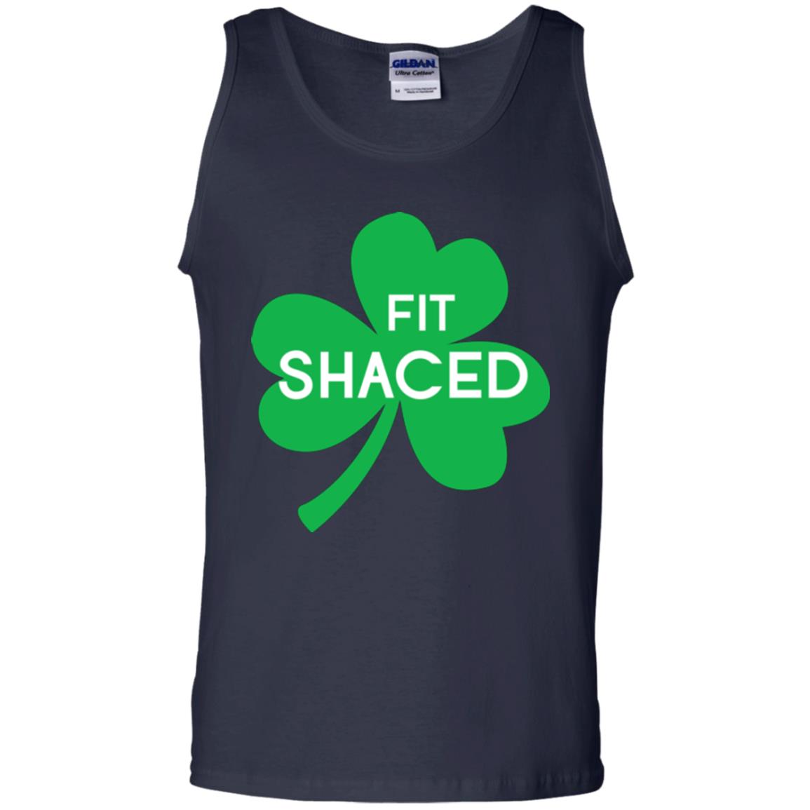 Saint Patrick's Day T-shirt Shamrocks Fit Shaced Navy