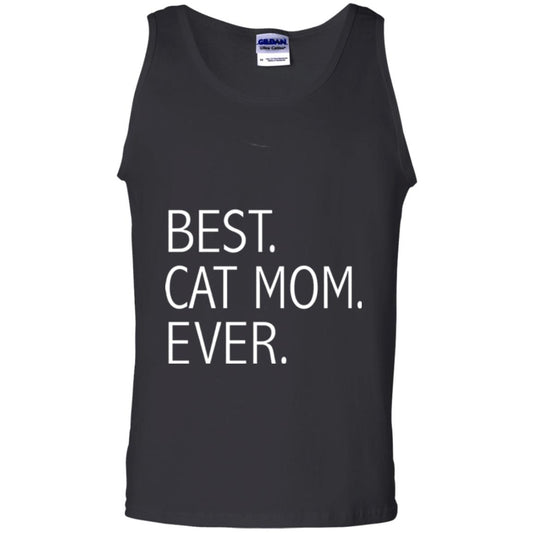 Funny Best Cat Mom Ever T-shirt Cute Cat Lady Black