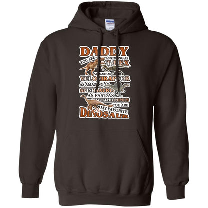 Daddy You Are My Favorite Dinosaur Shirt For Kids Dark Chocolate