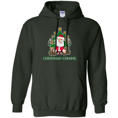 Christmas Is Coming T-shirt Forest Green
