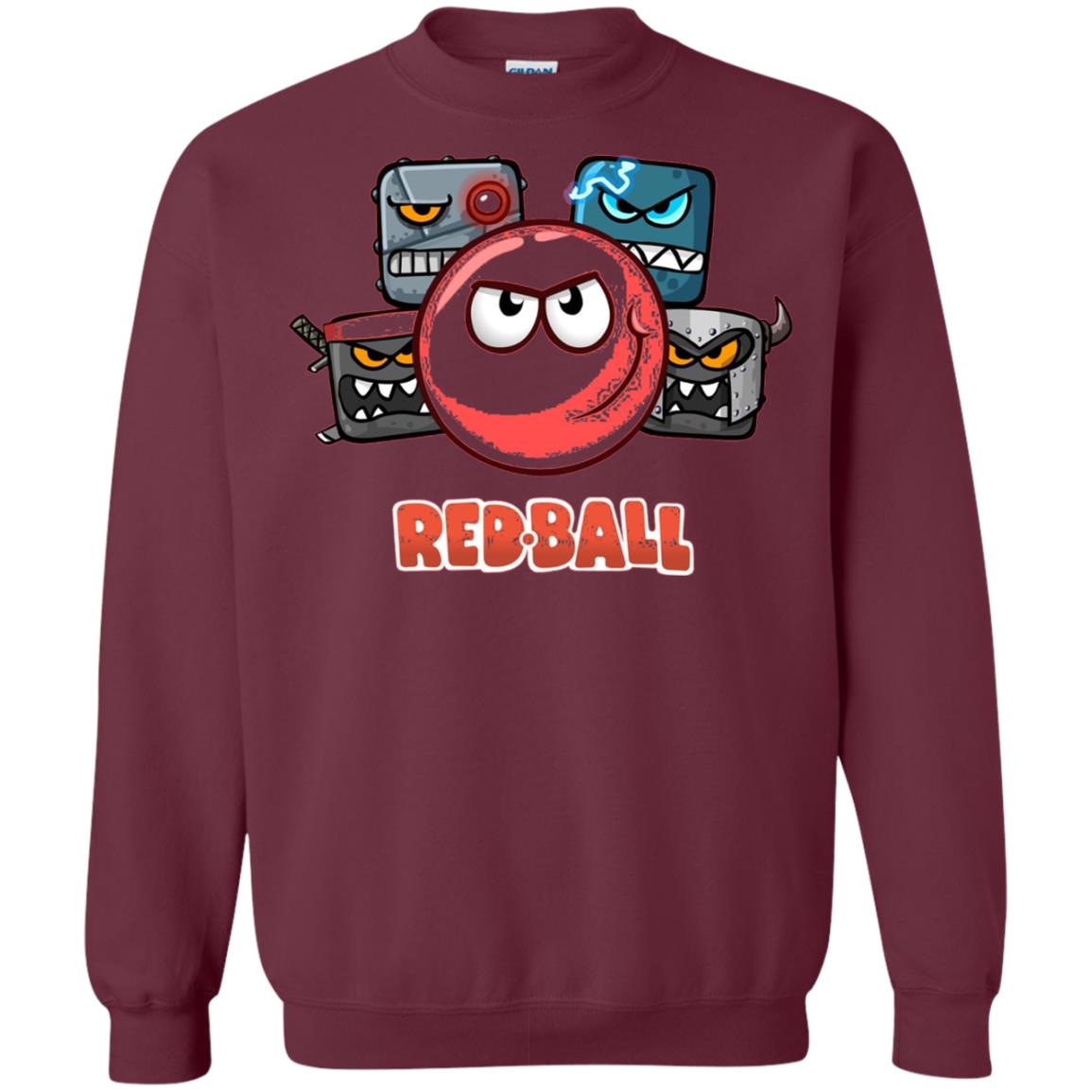 Red Ball 4 The Crew Game Lover T-shirt Maroon