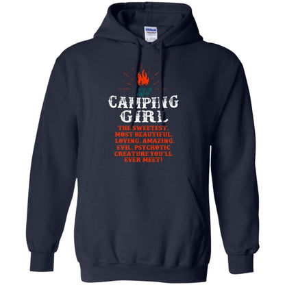 The Sweetest Most Beautiful Loving Amazing Evil Pyschotic Creature You'll Ever Meet Shirt Navy
