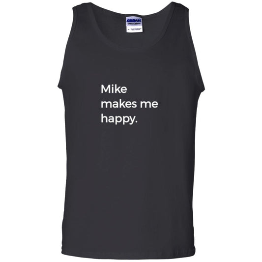 Strange Names And Things T-shirt Mike Makes Me Happy Black