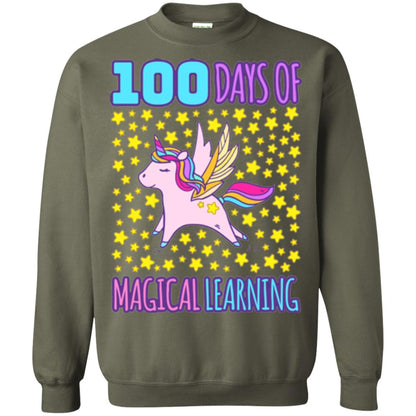 Children T-shirt Adorable 100th Day Of School Military Green