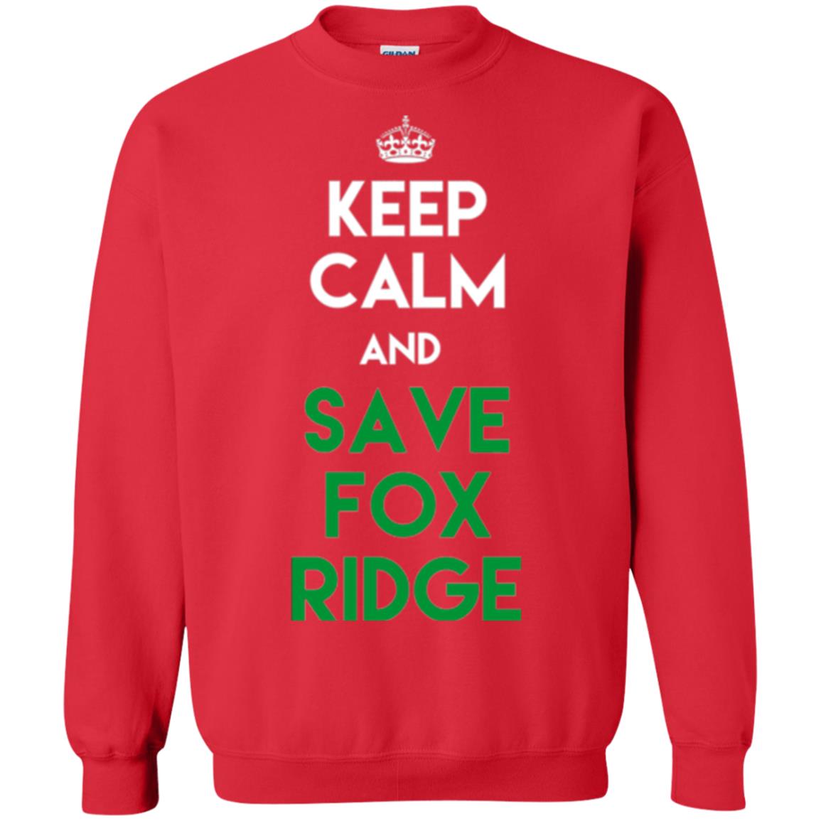 Elementary T-shirt Keep Calm And Save Fox Ridge T-shirt Red