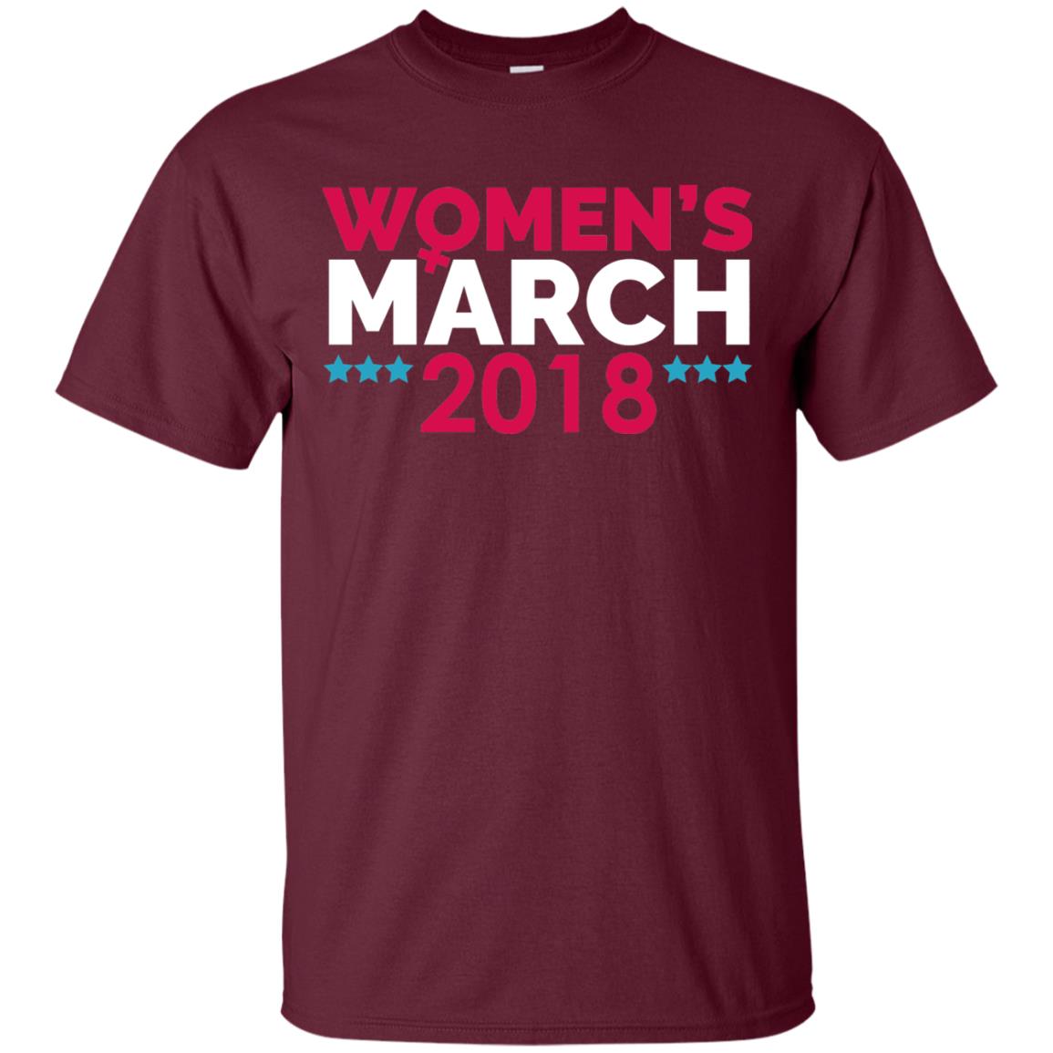 Women_s Right T-shirt Women_s March January 20 2018 Maroon