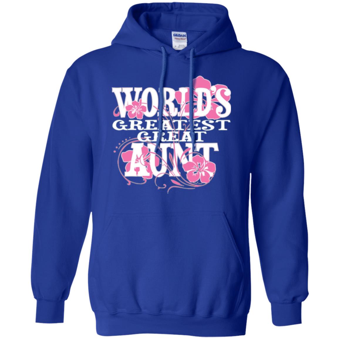 Aunt T-shirt World_s Greatest Great Aunt Royal