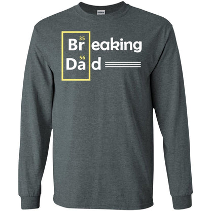 Breaking Dad Father_s Day Shirt Dark Heather