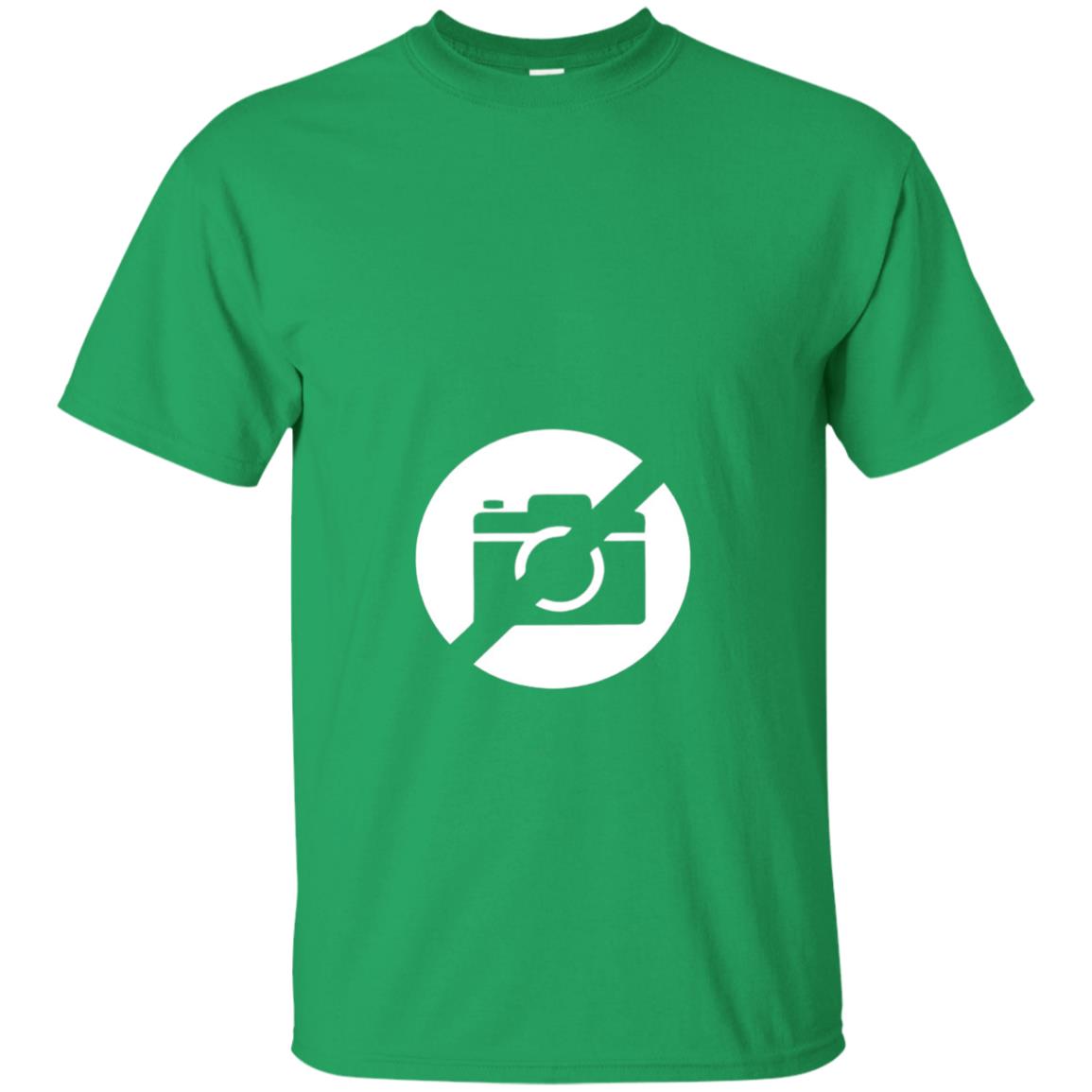 Just No Pictures Image T-shirt Irish Green