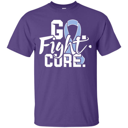 Stomach Cancer Go Fight Cure Periwinkle Ribbon Shirt Purple