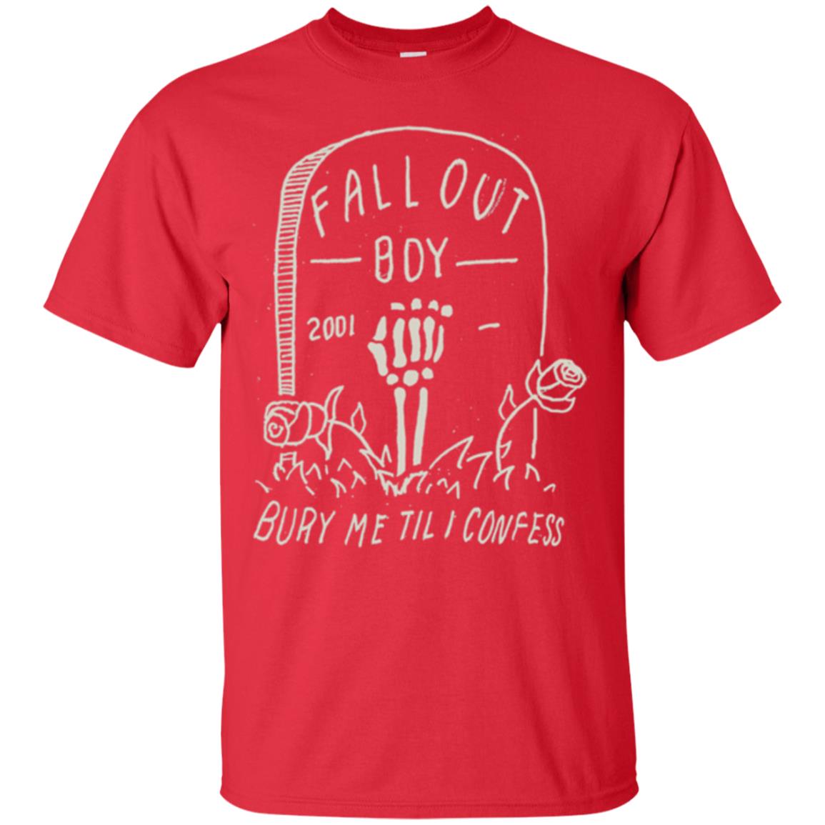 Fall Out Boy Bury Me Till I Confess T-shirt Red