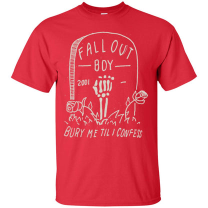 Fall Out Boy Bury Me Till I Confess T-shirt Red