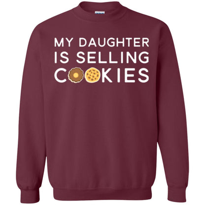 My Daughter Is Selling Cookies T-shirt Girl Cookie Maroon