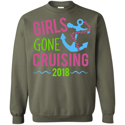 Girls Gone Cruising Girls Trip Cruise T-shirt Military Green