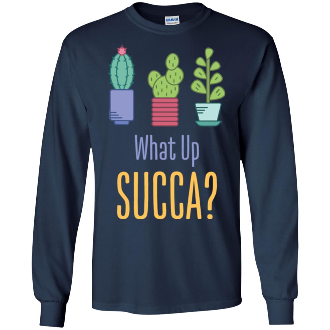 Cactus T-shirt What Up Succa Navy