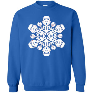 Film T-shirt Star Wars Stormtrooper Christmas Snowflake Graphic