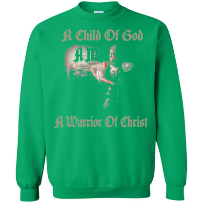 Crusader Knights Templar T-shirt A Child Of God Irish Green