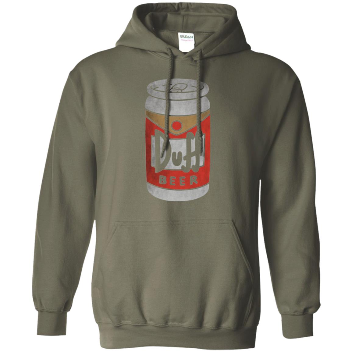 Beer Lovers T-shirt Duff Beer Military Green