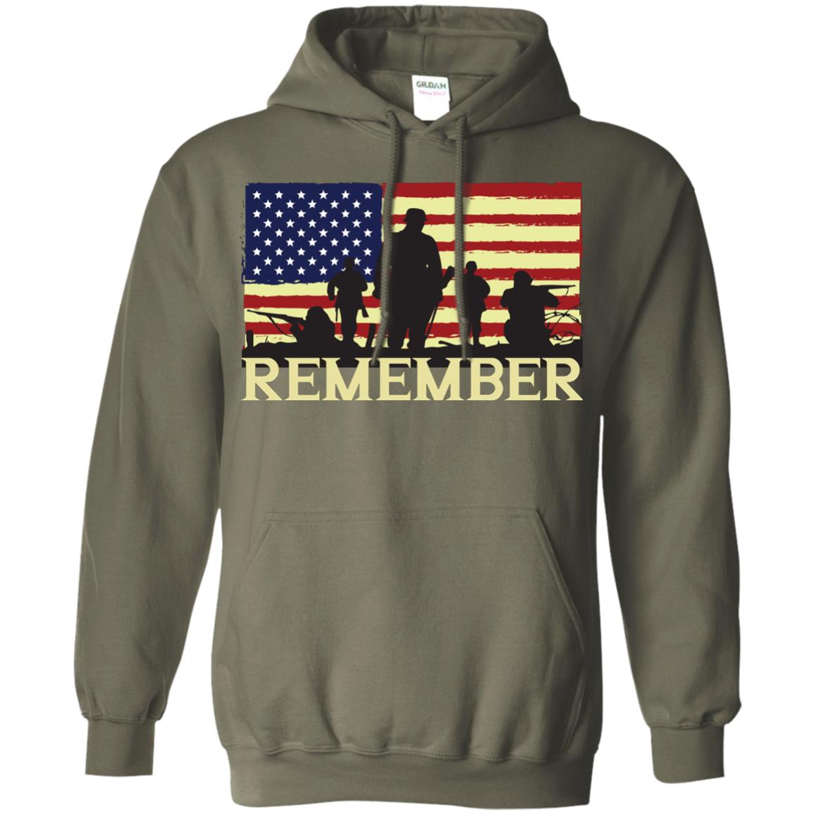 Military Of United States Memorial Day Shirt Military Green