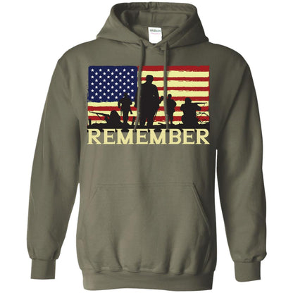 Military Of United States Memorial Day Shirt Military Green