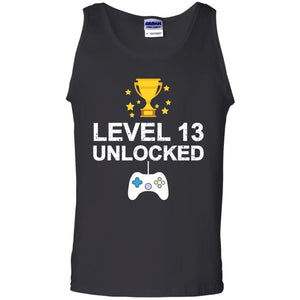 Level 13 Unlocked Funny 13th Birthday T-shirt