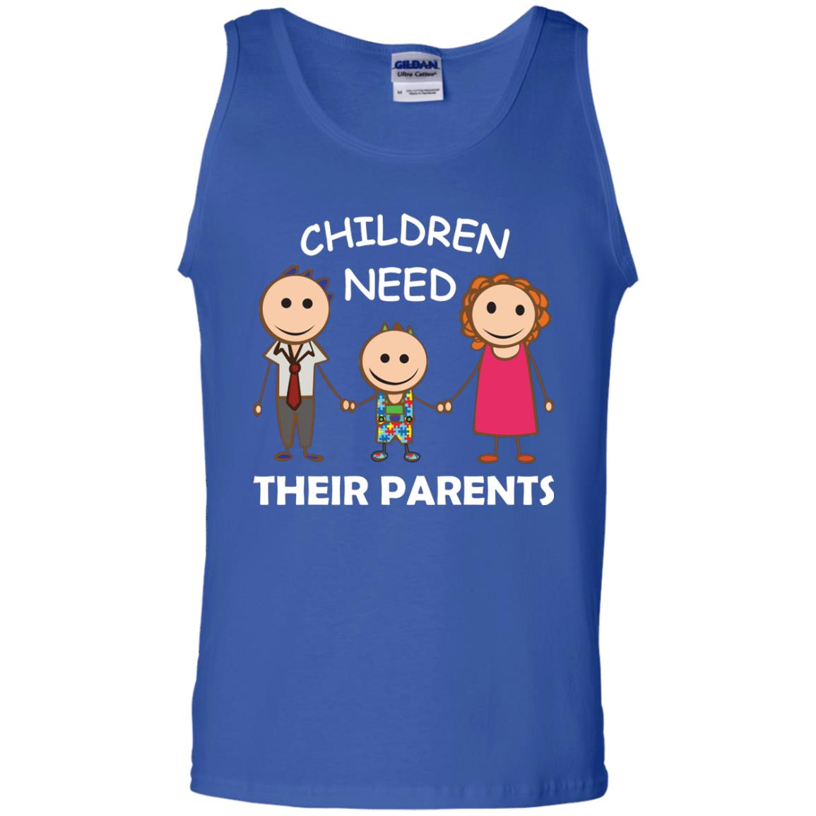 Children Need Their Parents End Separation Family Shirt Royal