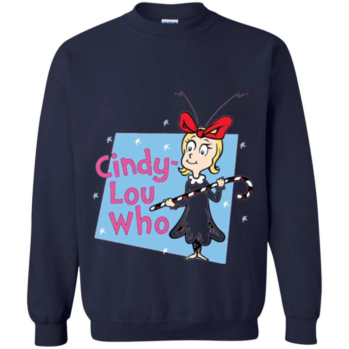 Dr. Seuss Cindy-lou Who Book Lover T-shirt Navy